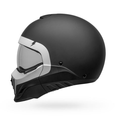 Bell Broozer Cranium Matte Black/White Helmet - EasyR