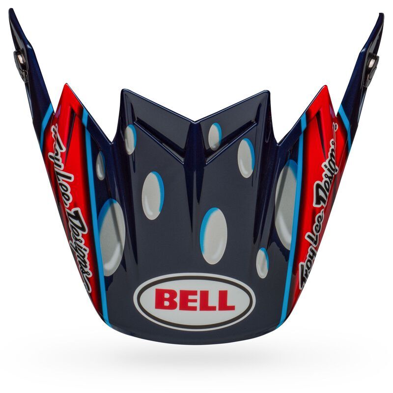 Bell Replacement Peak Mcgrath 21 Blue/Red/Black for Moto-9 Flex Helmets