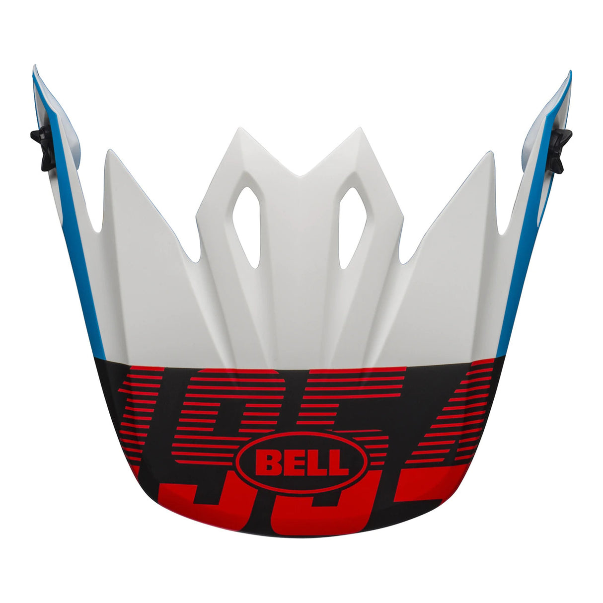 Bell Replacement Peak Strike Matte Black/Blue/White for MX-9 MIPS Helmets