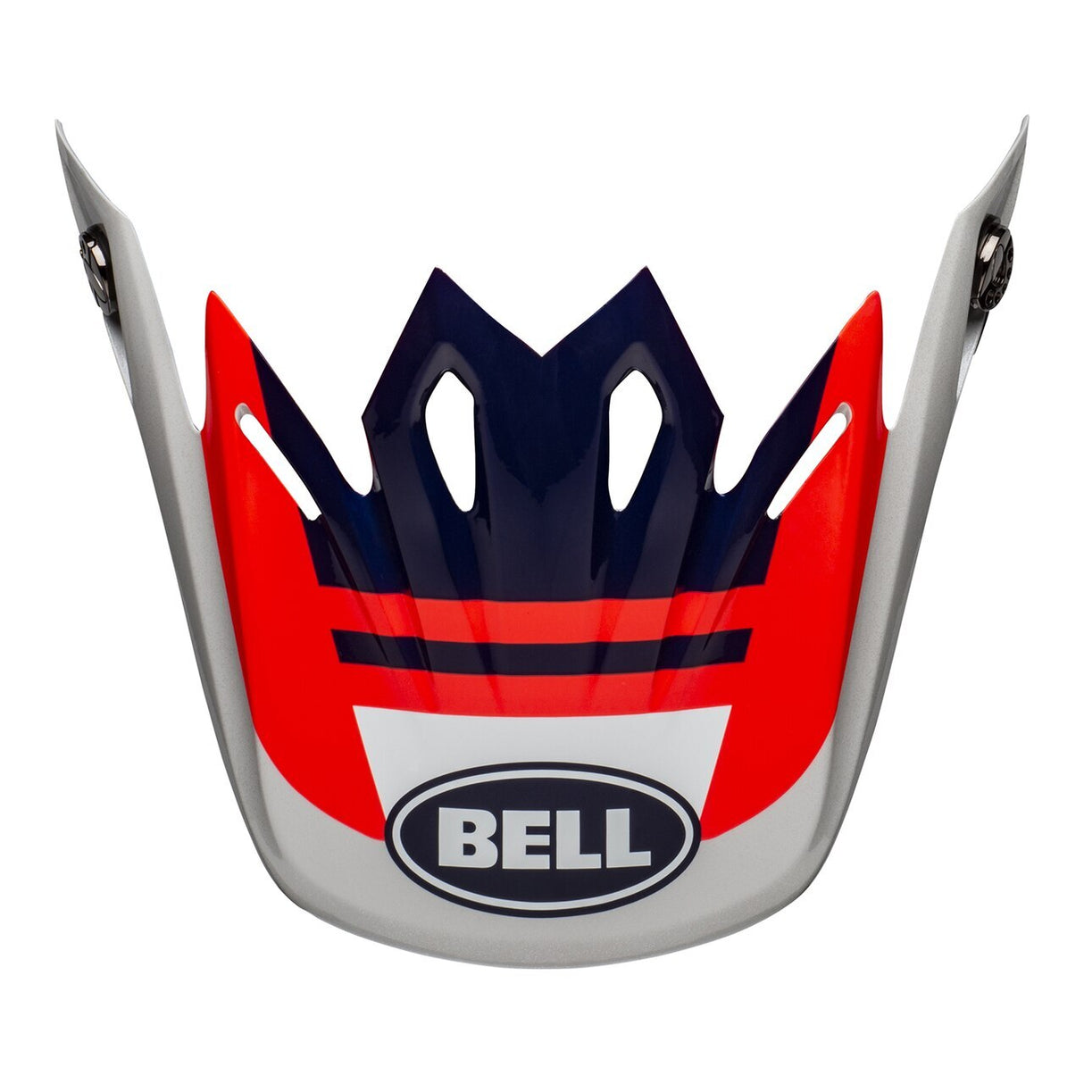 Bell Replacement Peak Prophecy Infrared/Navy/Grey for Moto-9 MIPS Helmets