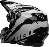 Bell Moto-9S Flex Claw Gloss Black/White Helmet