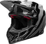 Bell Moto-9S Flex Claw Gloss Black/White Helmet