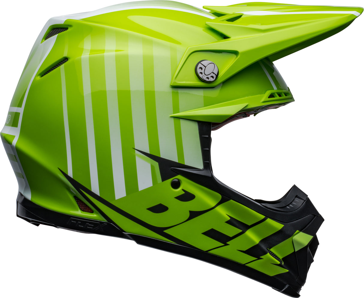 Bell Moto-9S Flex Sprint Matte & Gloss Green/Black Helmet - EasyR