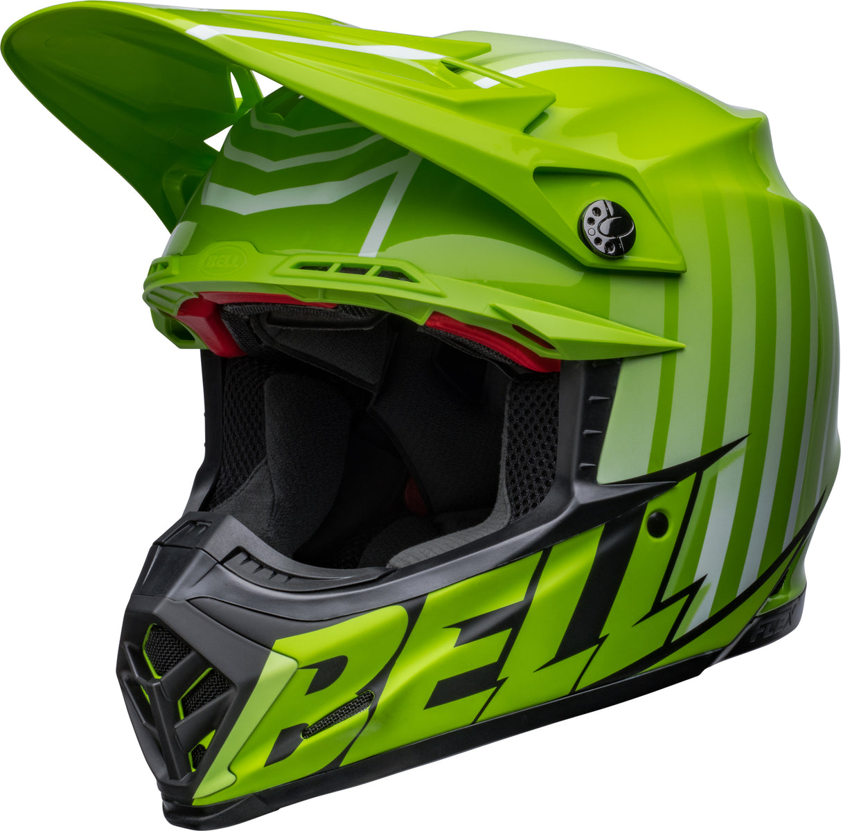 Bell Moto-9S Flex Sprint Matte & Gloss Green/Black Helmet - EasyR