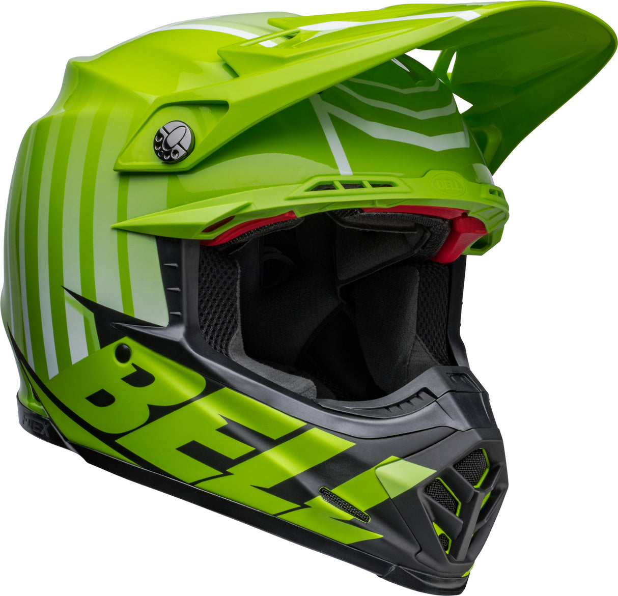 Bell Moto-9S Flex Sprint Matte & Gloss Green/Black Helmet - EasyR