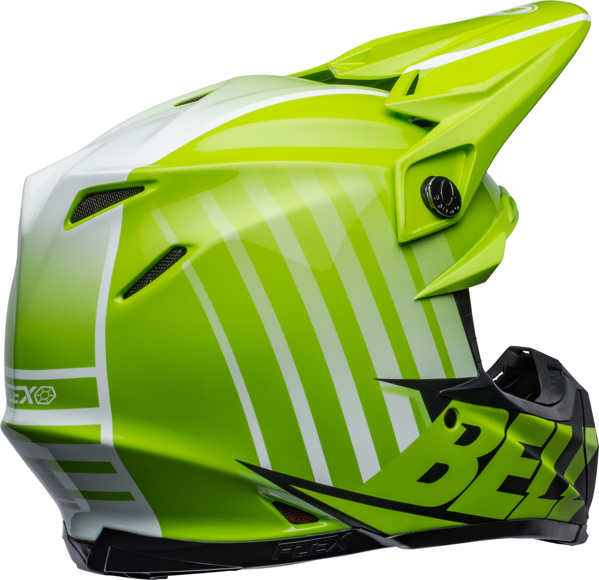 Bell Moto-9S Flex Sprint Matte & Gloss Green/Black Helmet - EasyR