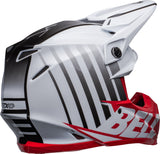 Bell Moto-9S Flex Sprint Matte & Gloss White/Red Helmet