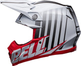 Bell Moto-9S Flex Sprint Matte & Gloss White/Red Helmet