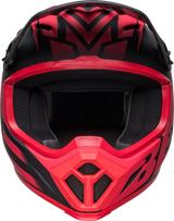 Bell MX-9 MIPS Disrupt Matte Black/Red Helmet