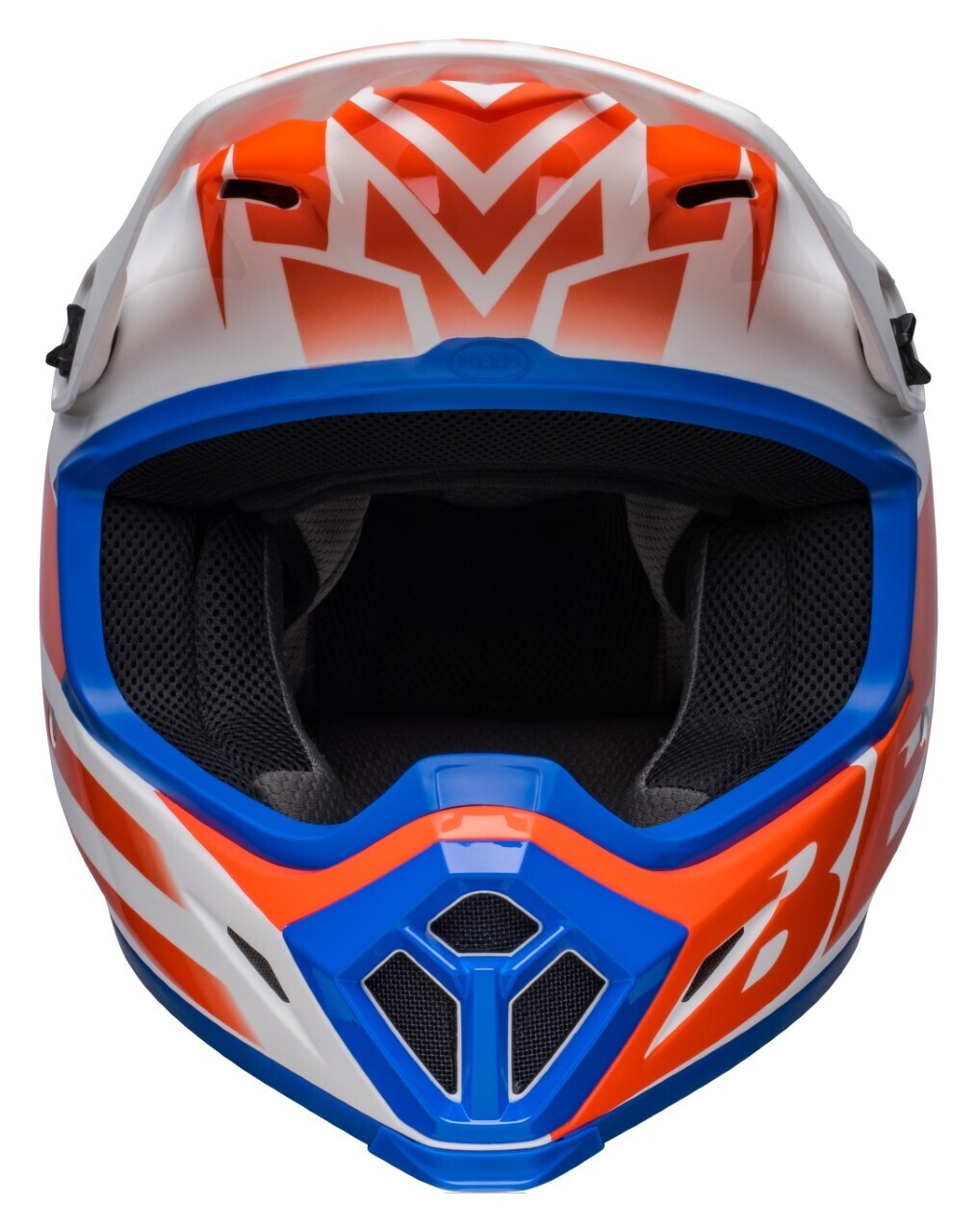 Bell MX-9 MIPS Disrupt White/Orange Helmet