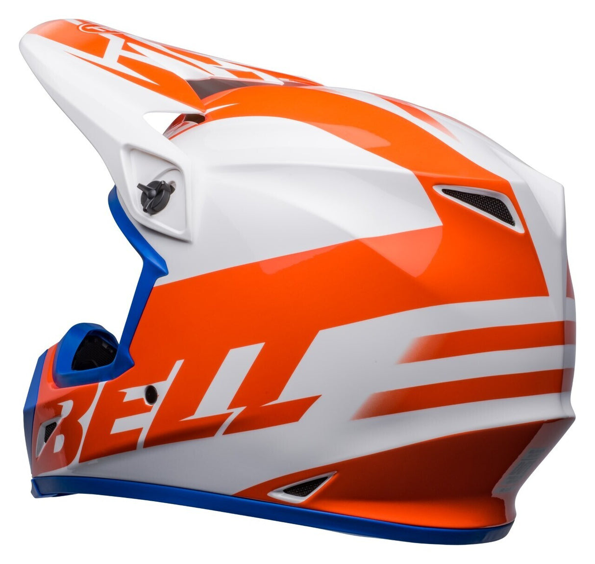 Bell MX-9 MIPS Disrupt White/Orange Helmet