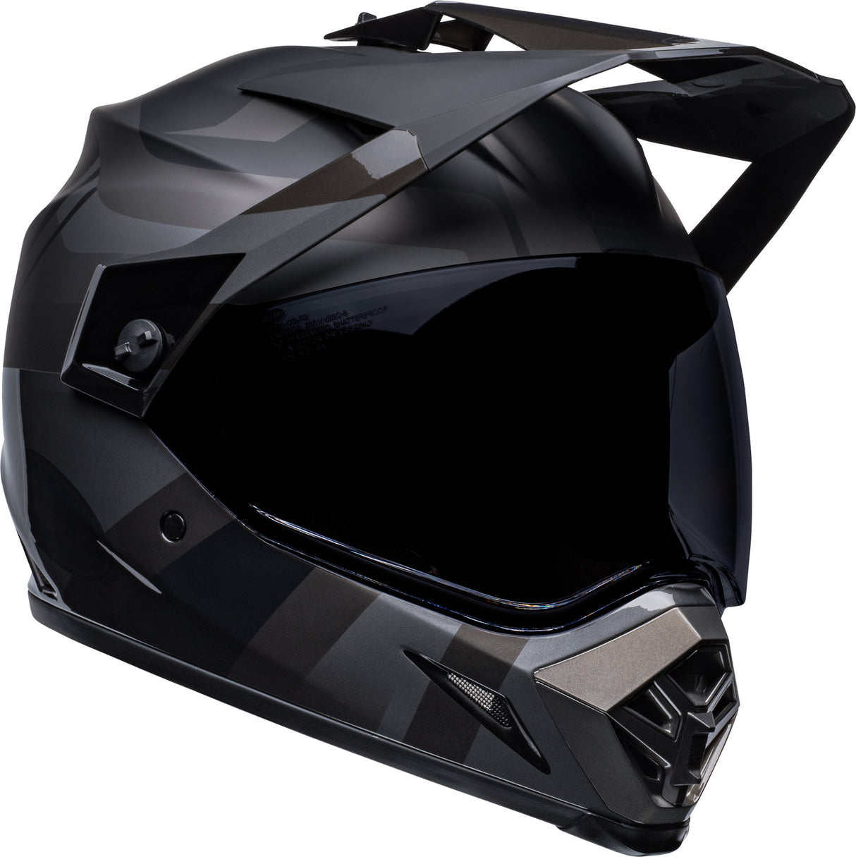 Bell MX-9 Adventure MIPS Marauder Matte & Gloss Blackout Helmet [LG][INTERNAL]