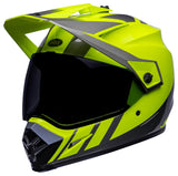 Bell MX-9 Adventure MIPS Dash Hi-Viz Yellow/Grey Helmet