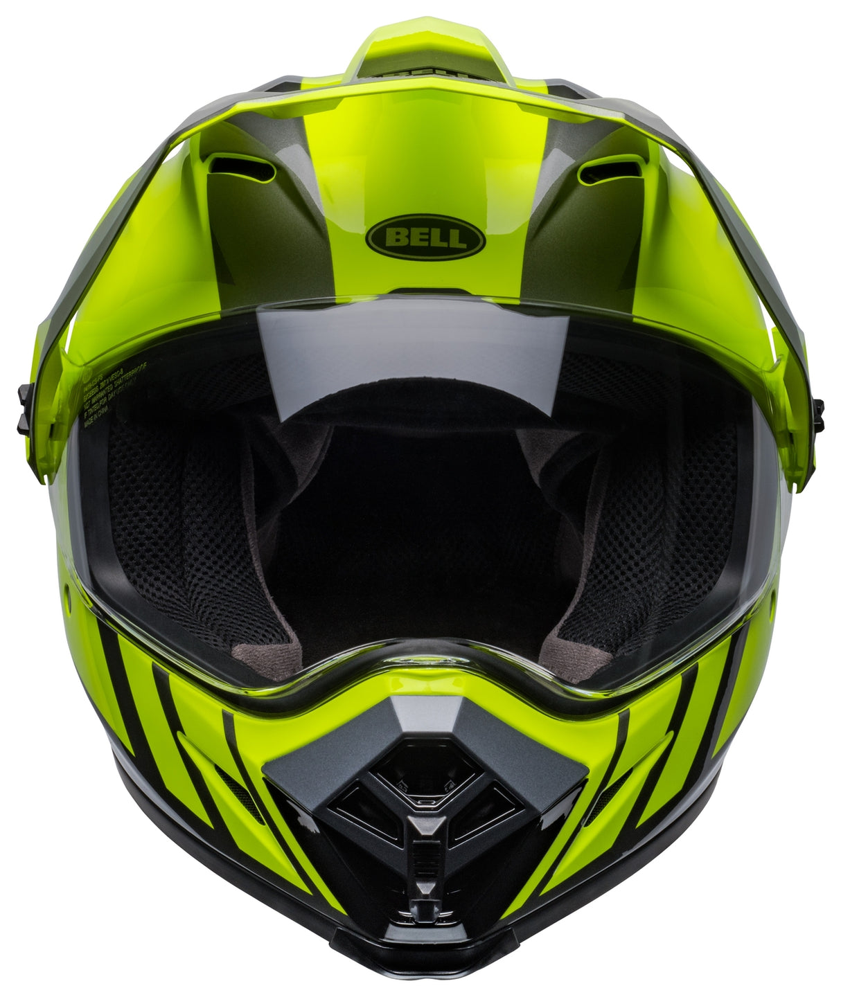 Bell MX-9 Adventure MIPS Dash Hi-Viz Yellow/Grey Helmet