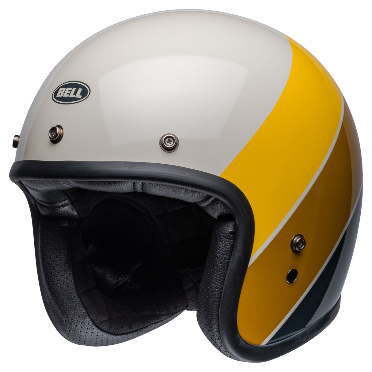 Bell Custom 500 Riff Gloss Sand/Yellow Helmet - EasyR