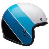 Bell Custom 500 Riff Gloss White/Blue Helmet - EasyR