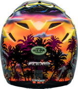 Bell Moto-9S Flex Tagger Tropical Fever Yellow/Orange Helmet