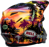 Bell Moto-9S Flex Tagger Tropical Fever Yellow/Orange Helmet