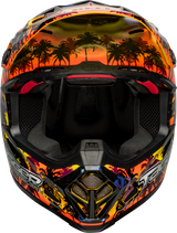 Bell Moto-9S Flex Tagger Tropical Fever Yellow/Orange Helmet