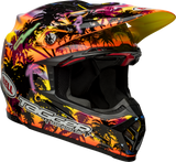 Bell Moto-9S Flex Tagger Tropical Fever Yellow/Orange Helmet