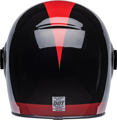 Bell Bullitt Blazon Gloss Black/Burgundy Helmet - EasyR