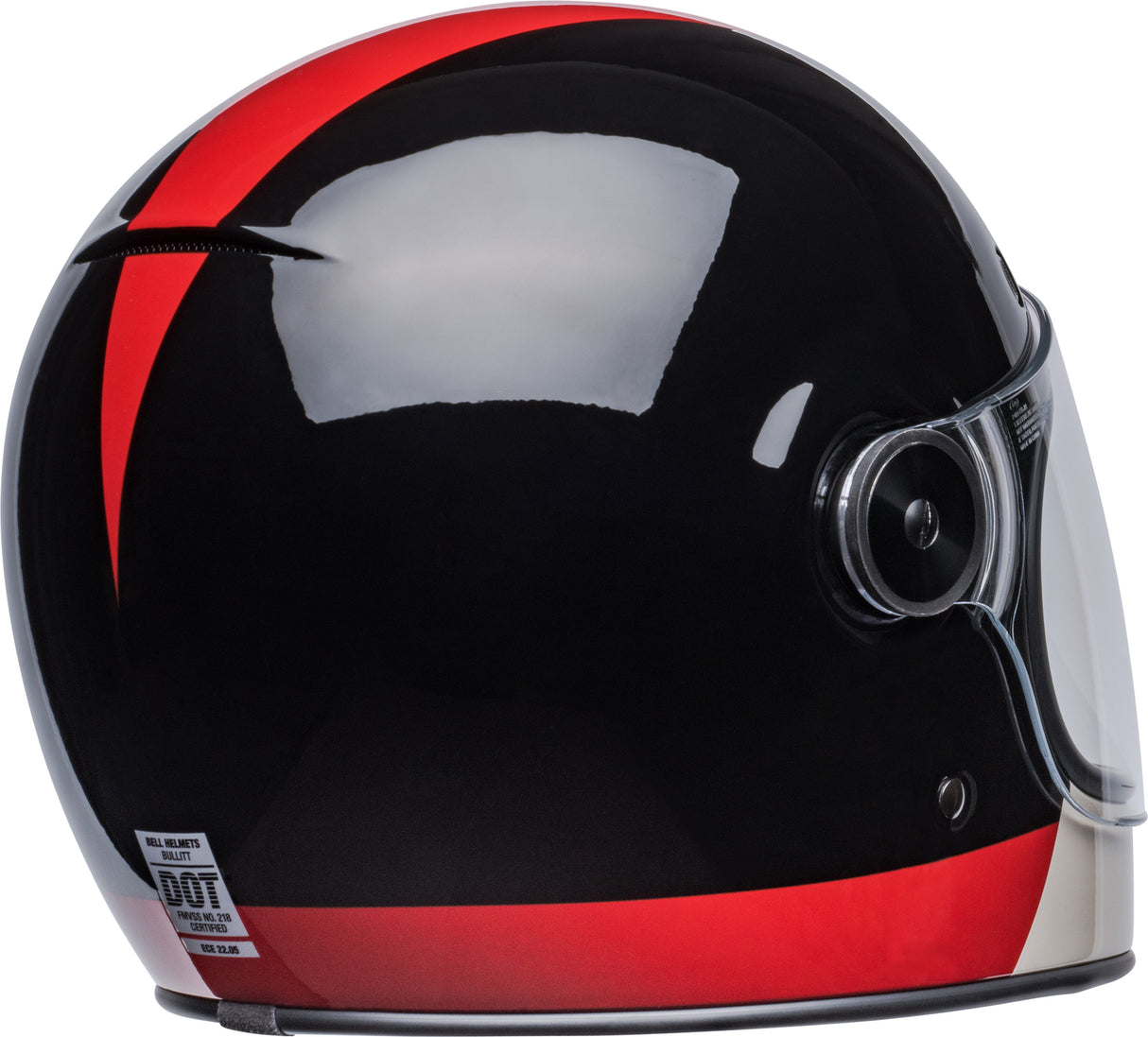 Bell Bullitt Blazon Gloss Black/Burgundy Helmet - EasyR