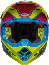 Bell Moto-9S Flex Sprite Gloss Yellow/Magenta Helmet