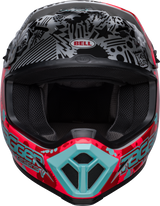 Bell MX-9 MIPS Tagger Splatter Gloss Bright Red/Grey Helmet