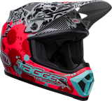 Bell MX-9 MIPS Tagger Splatter Gloss Bright Red/Grey Helmet