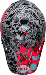 Bell MX-9 MIPS Tagger Splatter Gloss Bright Red/Grey Helmet