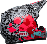 Bell MX-9 MIPS Tagger Splatter Gloss Bright Red/Grey Helmet