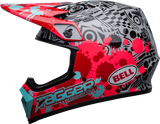 Bell MX-9 MIPS Tagger Splatter Gloss Bright Red/Grey Helmet