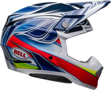 Bell Moto-10 Spherical Pro Circuit Tomac Replica 2023 Gloss Blue/White Helmet - EasyR