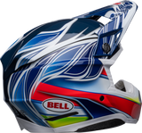 Bell Moto-10 Spherical Pro Circuit Tomac Replica 2023 Gloss Blue/White Helmet - EasyR