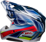 Bell Moto-10 Spherical Pro Circuit Tomac Replica 2023 Gloss Blue/White Helmet - EasyR