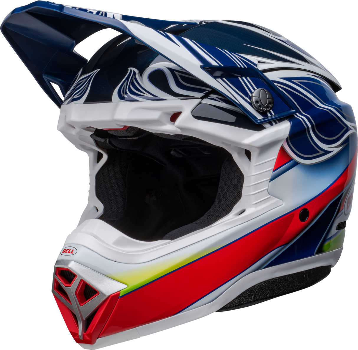 Bell Moto-10 Spherical Pro Circuit Tomac Replica 2023 Gloss Blue/White Helmet - EasyR