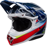 Bell Moto-10 Spherical Pro Circuit Tomac Replica 2023 Gloss Blue/White Helmet - EasyR