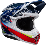 Bell Moto-10 Spherical Pro Circuit Tomac Replica 2023 Gloss Blue/White Helmet - EasyR