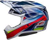 Bell Moto-10 Spherical Pro Circuit Tomac Replica 2023 Gloss Blue/White Helmet - EasyR