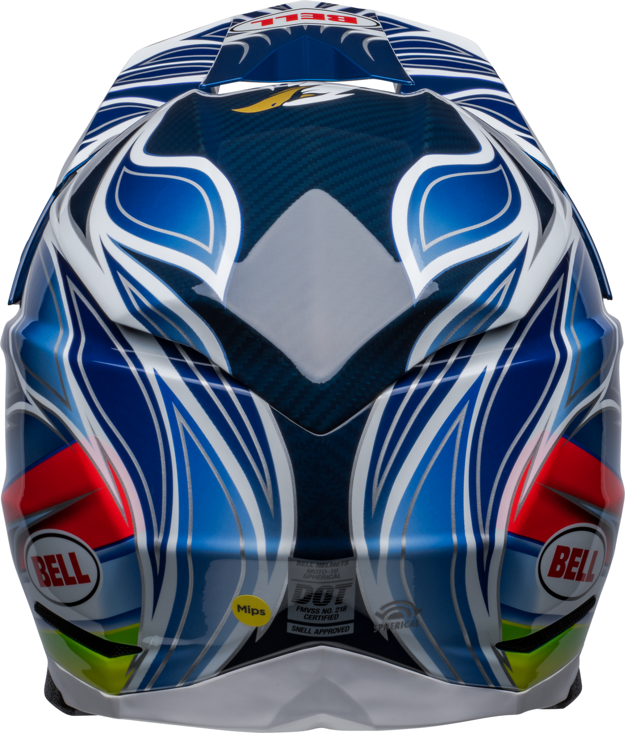 Bell Moto-10 Spherical Pro Circuit Tomac Replica 2023 Gloss Blue/White Helmet - EasyR