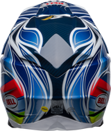 Bell Moto-10 Spherical Pro Circuit Tomac Replica 2023 Gloss Blue/White Helmet - EasyR