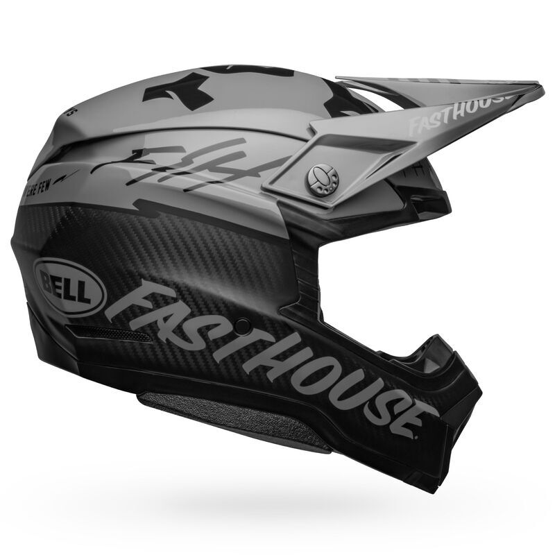 Bell Moto-10 Spherical Fasthouse BMF Limited Edition Matte & Gloss Grey/Black Helmet - EasyR