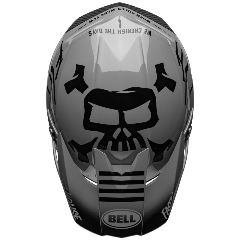 Bell Moto-10 Spherical Fasthouse BMF Limited Edition Matte & Gloss Grey/Black Helmet - EasyR