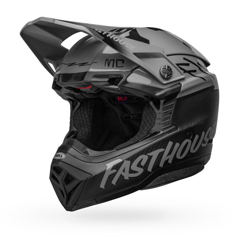 Bell Moto-10 Spherical Fasthouse BMF Limited Edition Matte & Gloss Grey/Black Helmet - EasyR