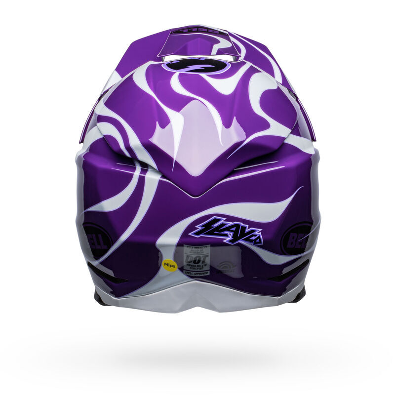 Bell Moto-10 Spherical Slayco Limited Edition Purple/White Helmet