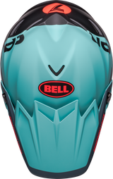 Bell Moto-9S Flex Seven Vanguard Limited Edition Matte Aqua/Black Helmet