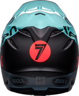 Bell Moto-9S Flex Seven Vanguard Limited Edition Matte Aqua/Black Helmet