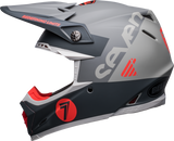 Bell Moto-9S Flex Seven Vanguard Limited Edition Matte Charcoal/Orange Helmet