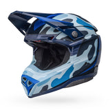 Bell Moto-10 Spherical Ferrandis Mechant Matte & Gloss Dark Blue/Light Blue Helmet [Size: LG] [INTERNAL]