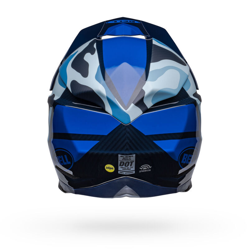 Bell Moto-10 Spherical Ferrandis Mechant Matte & Gloss Dark Blue/Light Blue Helmet [Size: LG] [INTERNAL]